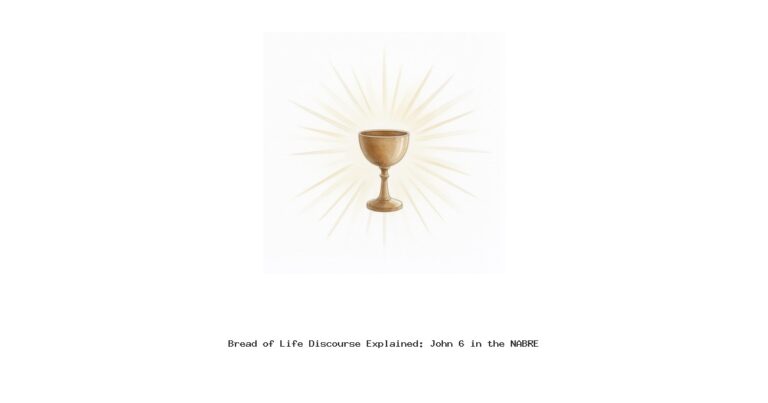 Bread of Life Discourse Explained: John 6 in the NABRE