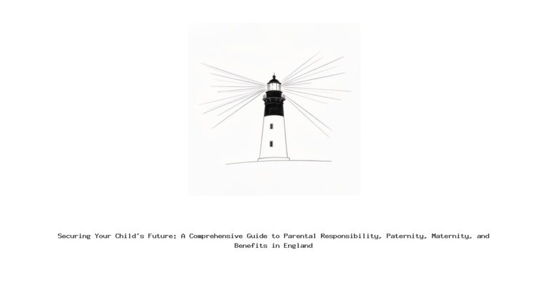 Securing Your Child's Future: A Comprehensive Guide to Parental Responsibility, Paternity, Maternity, and Benefits in England