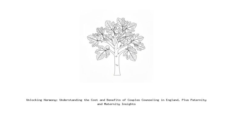Unlocking Harmony: Understanding the Cost and Benefits of Couples Counseling in England, Plus Paternity and Maternity Insights